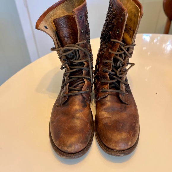 Frye Melissa Studded Combat Boots (Women’s 9.5) - Picture 2 of 3